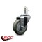 Service Caster 3.5'' Gray Polyurethane Wheel Swivel 7/16'' Grip Ring Stem Caster SCC-GR20S3514-PPUB-716138 - alternate 4